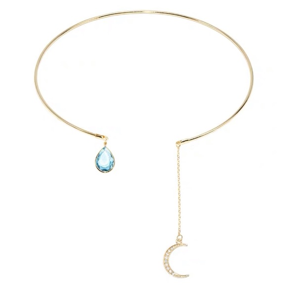 💕Last oneCrescent moon Open Choker Necklace - Picture 7 of 14